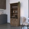 Bar Cabinet Taholah, Living Room, Dark Brown