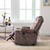 Power Lift Recliner Chair For Elderly, 3 Positions Reclining Chairs With 2 Cup Holders, Electric Sofa Recliner for Livingroom, Comfy Theater Recliner