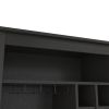 DEPOT E-SHOP Mojito Bar Cabinet, One Open Drawer, One Open Shelf, Black