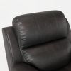 Breathable Fabric Power Reclining Chair with Magazine bag, USB button - Espresso