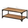 Coffee Table 35.4"x17.7"x13.8" Solid Acacia Wood