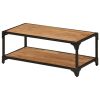 Coffee Table 35.4"x17.7"x13.8" Solid Acacia Wood