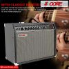 Electric Guitar Amplifier 40W Solid State Mini Bass Amp w 8' 4-Ohm Speaker EQ Controls Drive Delay ¬º' Microphone Input Aux in & Headphone Jack for St