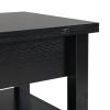 ON-TREND Lift Top Coffee Table, Multi-Functional Coffee Table with Open Shelves, Modern Lift Tabletop Dining Table for Living Room, Home Office, Black