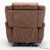 Power Lift Recliner Chairs with Massage and Heat Breathable Faux Leather Electric Lift Chairs for Elderly, Heavy Duty Big Man Recliners Power Reclinin