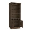 Bar Cabinet Taholah, Living Room, Dark Brown