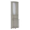 Corner Bar Cabinet Rialto, Living Room, Concrete Gray