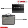 Electric Guitar Amplifier 40W Solid State Mini Bass Amp w 8' 4-Ohm Speaker EQ Controls Drive Delay ¬º' Microphone Input Aux in & Headphone Jack for St