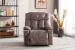 Power Lift Recliner Chair For Elderly, 3 Positions Reclining Chairs With 2 Cup Holders, Electric Sofa Recliner for Livingroom, Comfy Theater Recliner