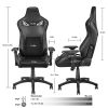 KARNOX Ergonomic Gaming Chair,Adjustable Office Computer Chair with Lumbar Support ,Tall Back Swivel Chair with Headrest and Armrest,Comfortable Recli