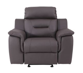 Global United Reclining Modern Leather Air Upholstered Chair (Color: as Pic)