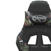 Gaming Chair with Footrest Black and Camouflage Faux Leather